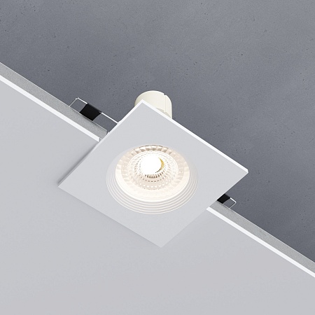 Светильник встраиваемый City GU10 белый 25055/01 Elektrostandard - фото