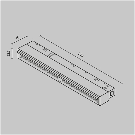 Трековый светильник Technical Parete TR106-4-12W-DS-B - фото