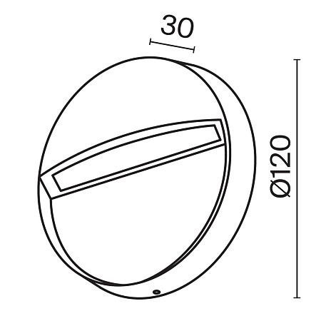 Подсветка для лестниц Outdoor Mane O046SL-L3B3K - фото