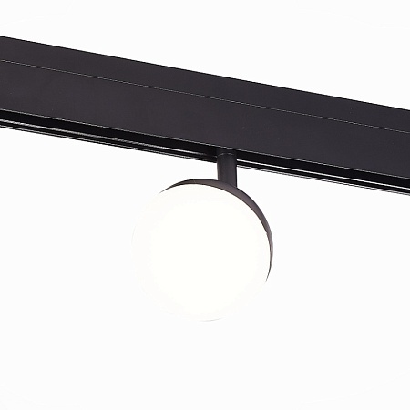 Магнитный трековый светильник Черный LED 1*7W 3000K 520Lm Ra>80 120° IP20 L120xW90xH192 ST358.436.07 - фото