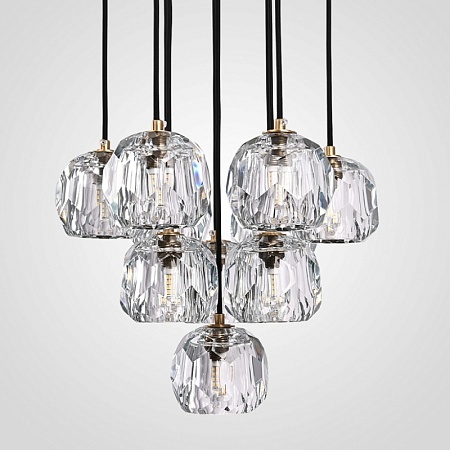 Люстра Boule De Cristal Round Cluster Chandelier 10 Imperiumloft 84597-22 - фото