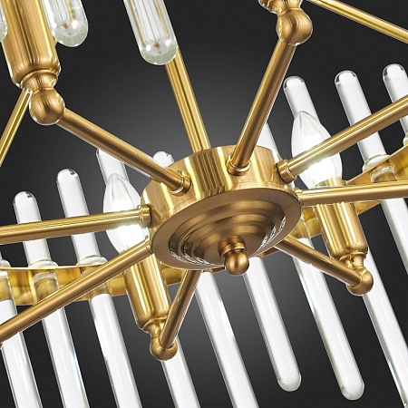 Светильник подвесной ST-Luce Латунь/Латунь, Прозрачный E14 8*40W SL1167.303.08 - фото