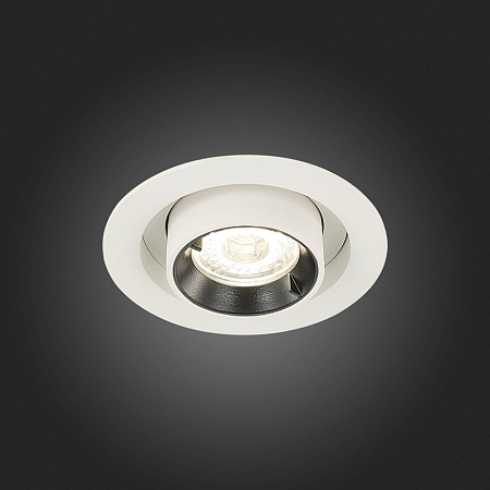 Св-к встр. Белый LED 1*12W 3000K 900Lm Ra80 24° IP20 D90xH92 180-240V ST702.238.12 - фото