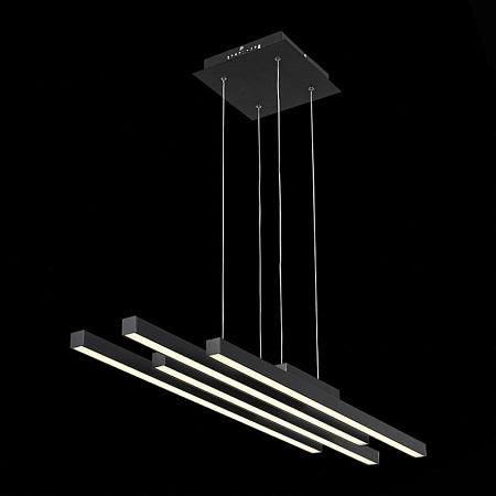 Люстра подвесная ST-Luce Черный/Белый,Черный LED 1*38W 3000K/4000K/6000K SL933.403.04 - фото
