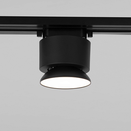 Трековый светильник для однофазного шинопровода Smooth чёрный матовый 10 Вт 4200K 85515/01 Elektrostandard - фото