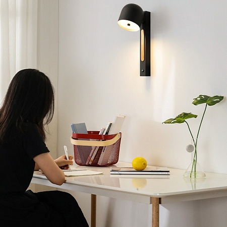 Светодиодное Бра Vic Wall Black Imperiumloft 204240-26 - фото