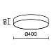 Потолочный светильник Technical Zon C032CL-45W3K-RD-B - фото