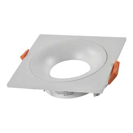 Св-к встр. Белый GU10 1*50W IP44 L100xW100xH40 -V Без ламп ST259.508.01 - фото