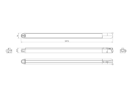 Трековый светильник Technical BASIS TR000-1-15W4K-B - фото