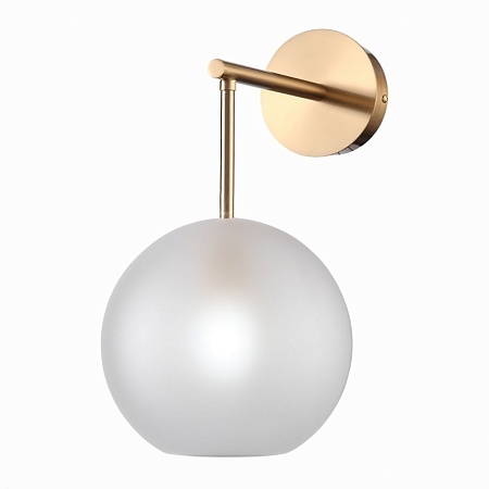 Бра ST-Luce Латунь/Белый E27 1*40W SL1133.501.01 - фото