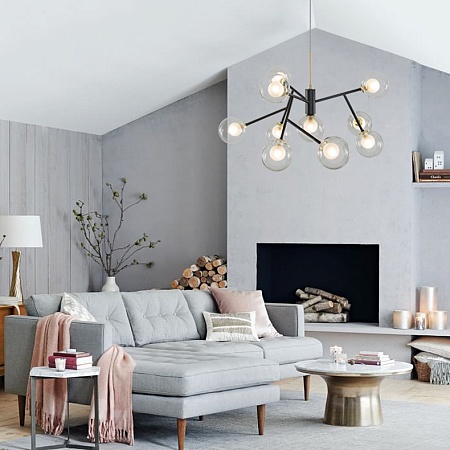 Подвесная Люстра Pearl L5 Grey Imperiumloft 101899-26 - фото