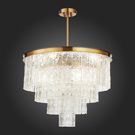 Люстра потолочная ST-Luce Латунь/Прозрачный E14 8*60W SL1230.302.08 - фото