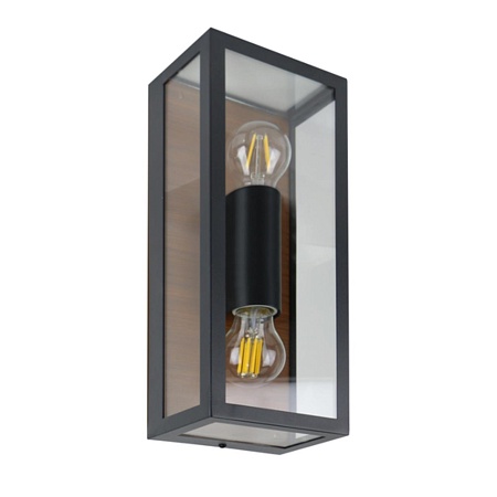 Уличный настенный светильник Arte lamp BELFAST A4569AL-2BR - фото