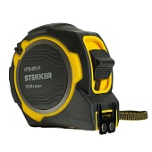Рулетка, 10 м х 25 мм, магнит, II класс точности, двухстороннее нанесение, STEKKER MTS-810-P