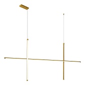 Светильник подвесной ST-Luce Матовое золото LED 1*50W 3000K SL6207.203.50