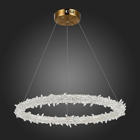 Люстра подвесная ST-Luce Золотистый/Прозрачный LED 1*58W 3000 - 6500K SL6105.203.01 - фото
