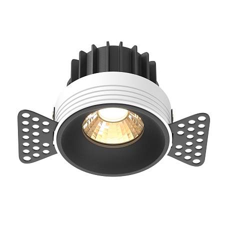 Встраиваемый светильник Technical Round DL058-12W2.7K-TRS-B - фото