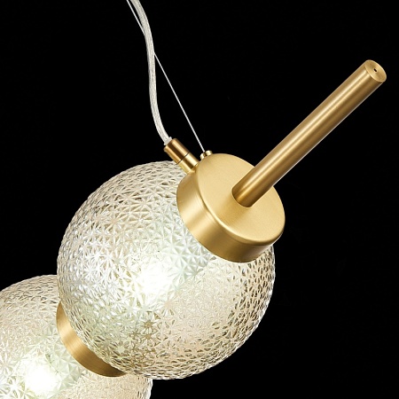 Светильник подвесной ST-Luce Латунь/Коньячный E14 3*40W SL1155.313.03 - фото