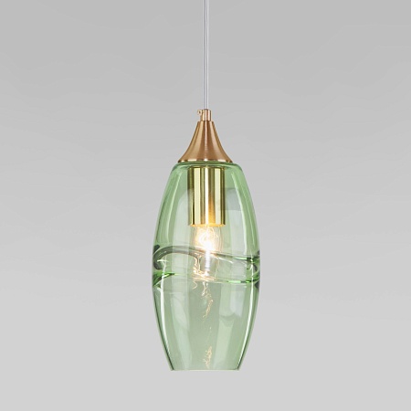 Подвесной акцентный светильник Eurosvet 50222/1 зеленый - фото