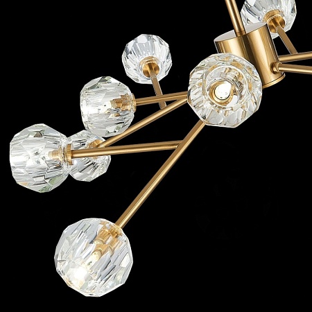 Светильник подвесной ST-Luce Латунь/Прозрачный G9 LED 12*5W SL1166.303.12 - фото