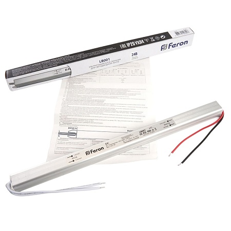 Трансформатор электронный для светодиодной ленты 72W 24V (драйвер), LB001 FERON - фото