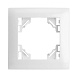 Рамка 1-местная STEKKER, PFR00-9011-01, серия Эрна Элегант, белый - фото