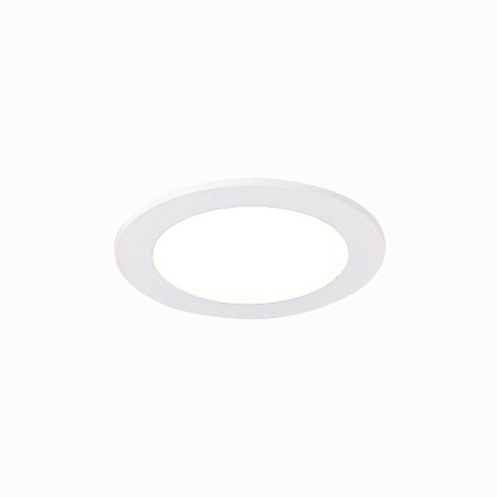 Св-к встр. Белый LED 1*5W 3000K/4000K/6000K 375Lm Ra80 110° IP20 D92xH30 220-240V ST212.508.05 - фото