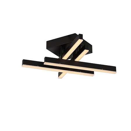 Люстра потолочная ST-Luce Черный/Черный, Белый LED 1*22W 3000K/4000K/6000K SL933.402.04 - фото