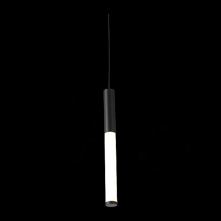 Светильник подвесной ST-Luce Черный/Белый LED 1*8W 3000K SL1593.403.01 - фото