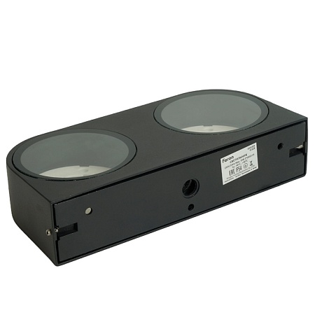 Светильник садово-парковый Feron DH1203,на стену, GX53 230V, черный - фото