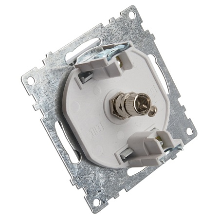 Розетка телевизионная 1-местная (механизм), STEKKER GLS00-7108-02, 75 Ом, 5-862МГц, серия Катрин, шампань - фото