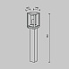Ландшафтный светильник Outdoor Cell O452FL-01GF2 - фото