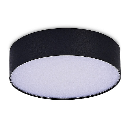 Светильник потолочный Черный LED 1*27W 4000K 2 430Lm Ra>90 120° IP20 D220xH55 185-265V ST606.442.27 - фото