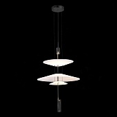 Люстра подвесная ST-Luce Черный/Белый LED 1*15W 3000K SL6101.413.01