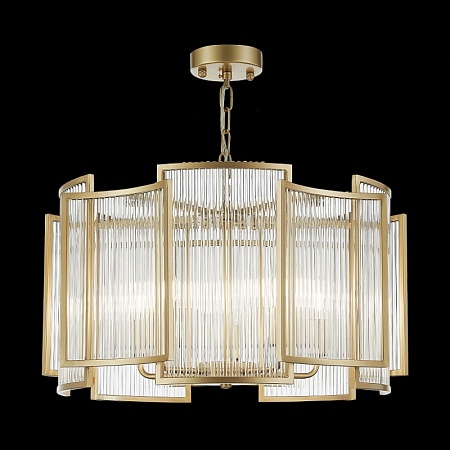 Люстра подвесная ST-Luce Шампань/Прозрачный, Шампань E14 5*60W SL1234.203.05 - фото