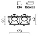 Встраиваемый светильник Technical Dot DL029-2-02B - фото