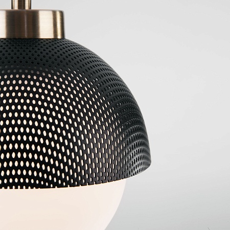 Подвесной акцентный светильник Eurosvet 50106/1 античная бронза/черный - фото