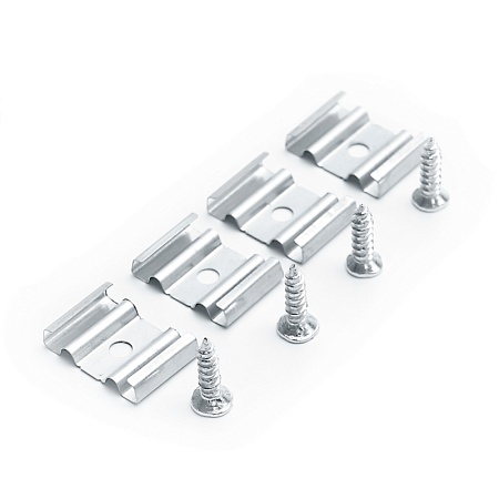 Профиль алюминиевый накладной, серебро, CAB262 - фото