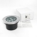 Светодиодный светильник тротуарный (грунтовый) Feron SP2803, 10W, AC/DC12V, низковольтный, 3000К, металлик, 160*H90mm, вн.диаметр: 110mm, IP67 - фото