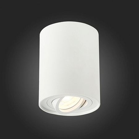 Светильник потолочный Белый GU10 1*50W IP20 D98xH124 220V Без ламп ST108.517.01 - фото