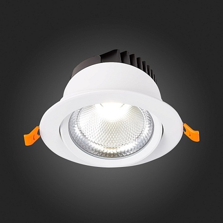 Св-к встр. Белый LED 1*15W 3000K 1 125Lm Ra80 36° IP20 D109xH65 220-240V ST211.538.15.36 - фото