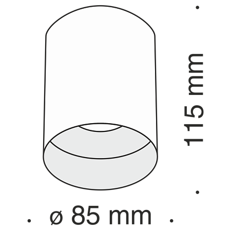 Потолочный светильник Technical Slim C014CL-01B - фото