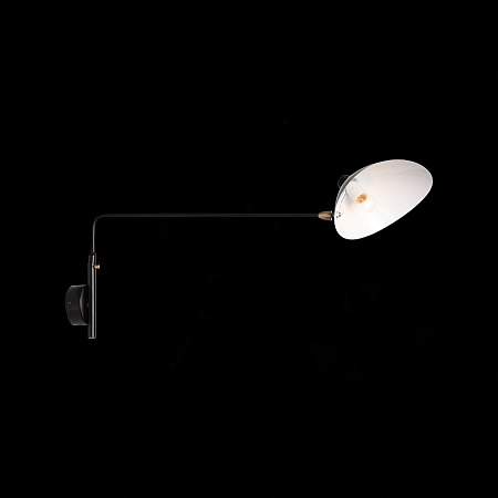 Бра ST-Luce Черный/Черный, Белый E27 1*60W SL305.401.01 - фото