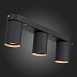 Спот ST-Luce Черный, Хром/Черный GU10 LED 3*3W SL597.401.03 - фото
