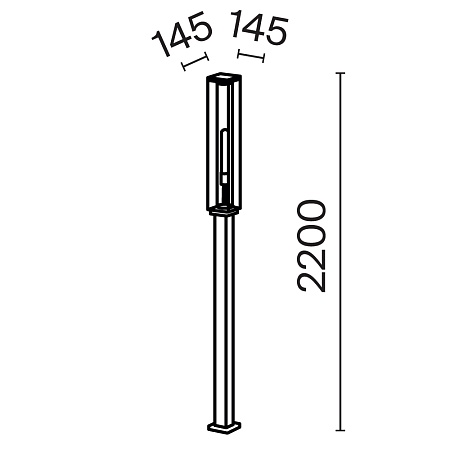 Ландшафтный светильник Outdoor Cell O452FL-01GF3 - фото