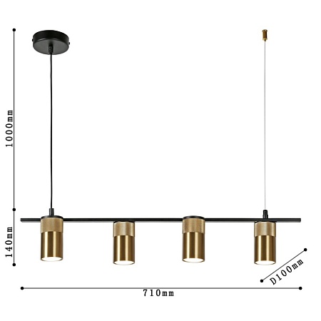 Подвесная люстра Favourite 2827-4P - фото