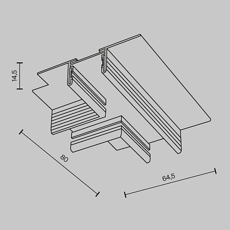 Комплектующие для встраиваемой трековой системы Technical TRA172CT-12B - фото