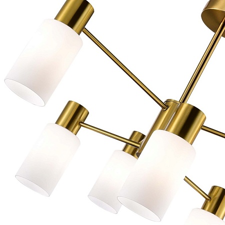 Светильник потолочный Латунь/Белый E14 6*60W SLE1139-302-06 - фото