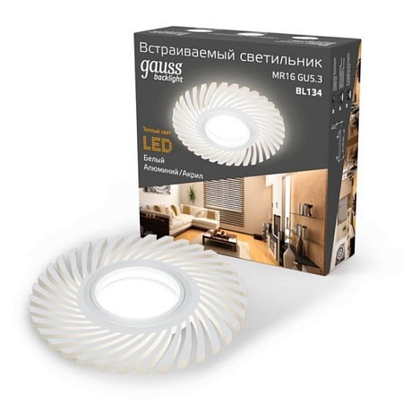 Точечный встраиваемый светильник GAUSS BL134_GAUSS - фото