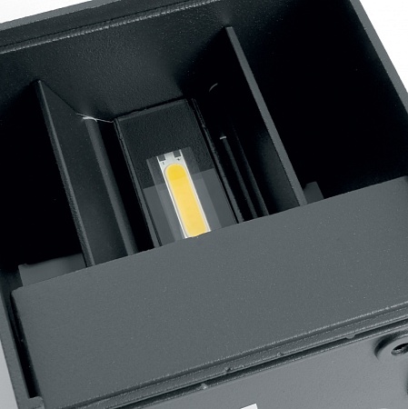 Светильник уличный светодиодный Feron DH012, 2*3W, 450Lm, 3000K, черный - фото